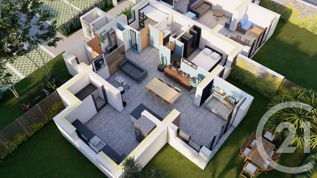 Appartement T3 à vendre - 3 pièces - 72,88 m2 - Lumio - 202 - CORSE