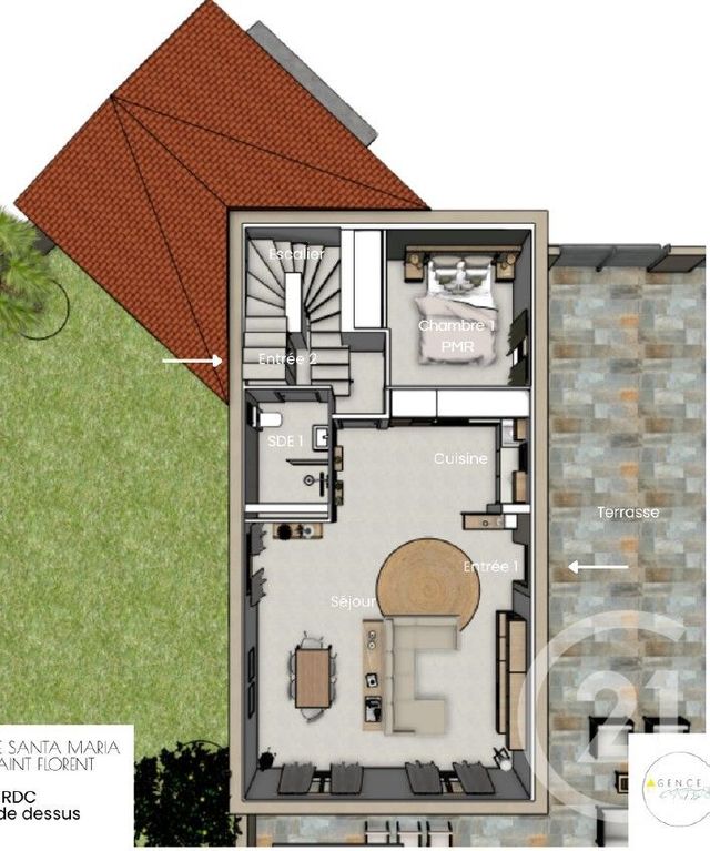 Maison &agrave; vendre - 5 pi&egrave;ces - 135,90 m2 - St Florent - 202 - CORSE