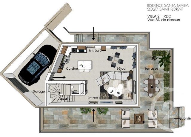 Maison &agrave; vendre - 4 pi&egrave;ces - 124,50 m2 - St Florent - 202 - CORSE