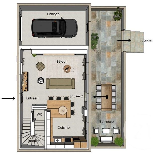 Maison &agrave; vendre - 4 pi&egrave;ces - 106,90 m2 - St Florent - 202 - CORSE