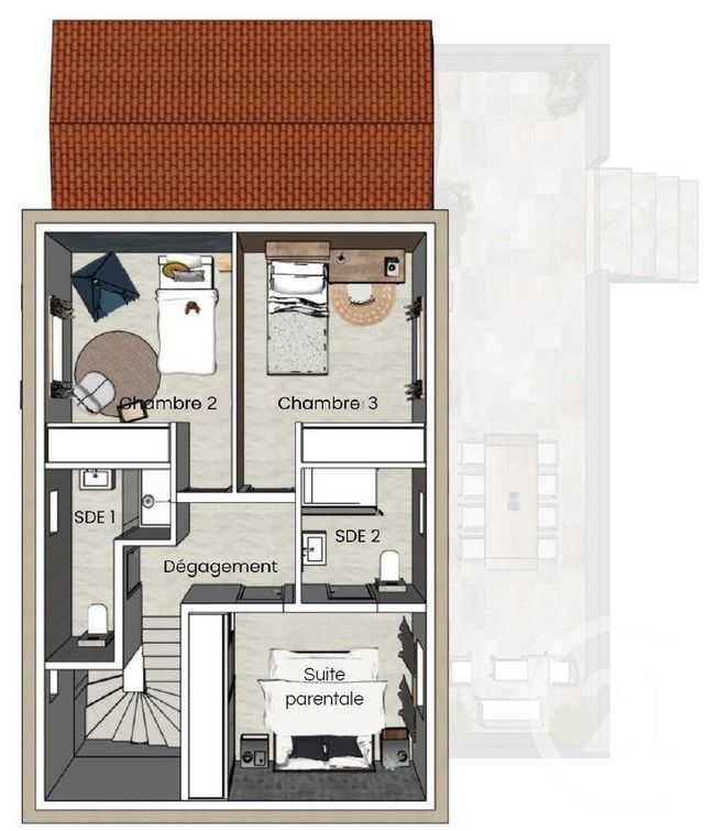 Maison &agrave; vendre - 4 pi&egrave;ces - 106,90 m2 - St Florent - 202 - CORSE