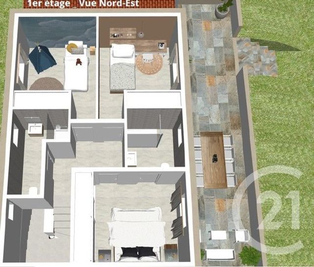 Maison &agrave; vendre - 4 pi&egrave;ces - 106,90 m2 - St Florent - 202 - CORSE