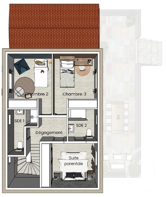 Maison &agrave; vendre - 4 pi&egrave;ces - 106,90 m2 - St Florent - 202 - CORSE